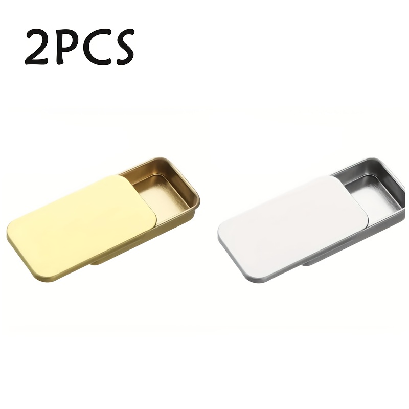 Mini Metal Slide Box for Storage, Portable Design